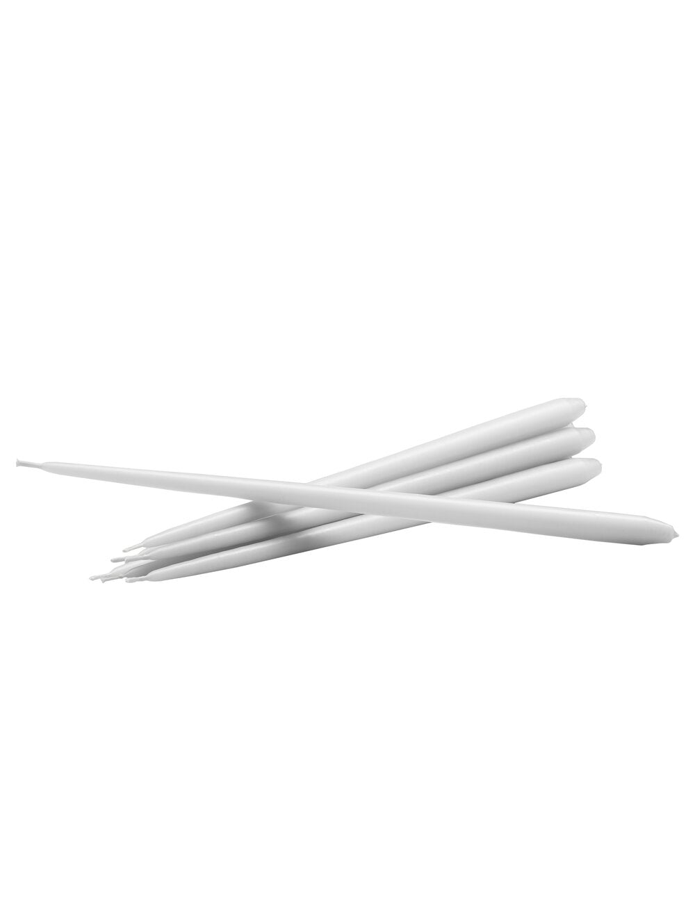 Kertelys, hvid - 6 stk.